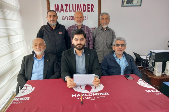 Mazlumder Kayseri ubesi artmad