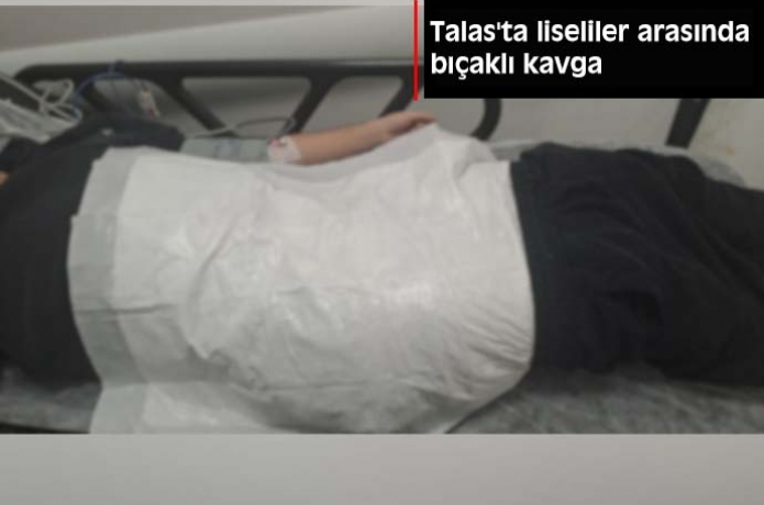 Talas'ta liseliler arasnda bakl kavga