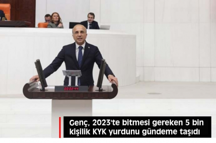 Gen, 2023'te tamamlanmas gereken 5 bin kiilik KYK yurdunu gndeme tad